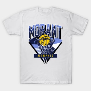 Morant Retro Memphis Basketball Throwback T-Shirt